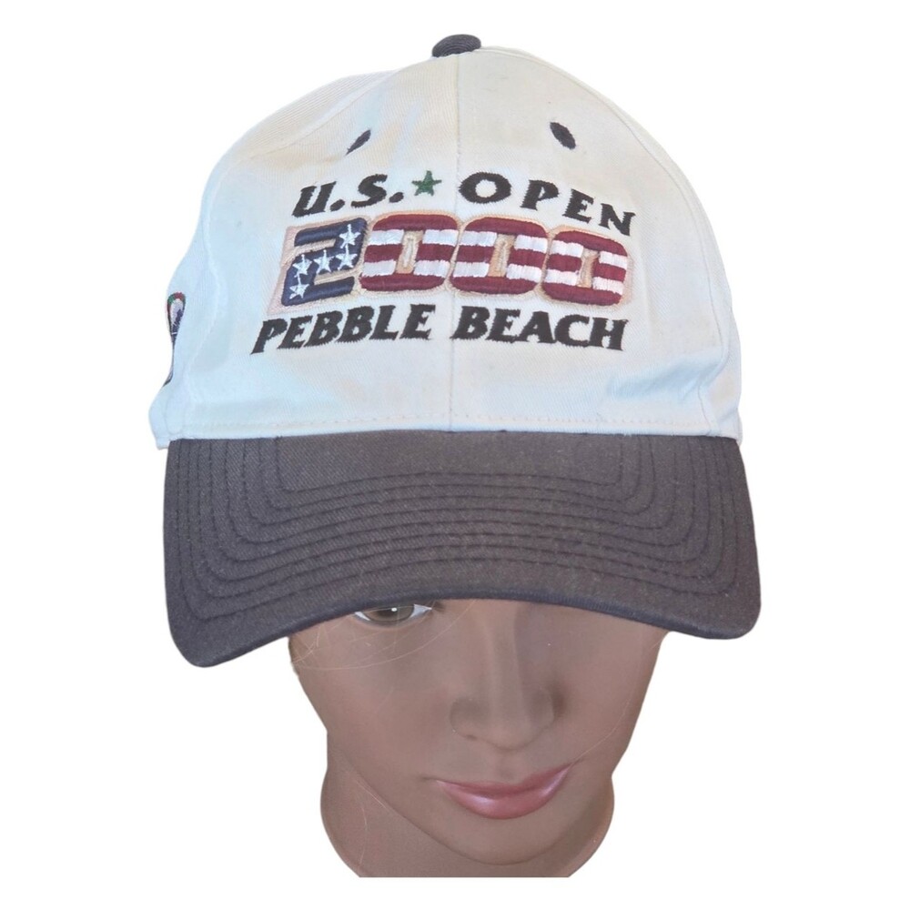 Vintage U.S. Open Ahead Golf Cap Hat Adult OSFA Pebble Beach 100 Years
